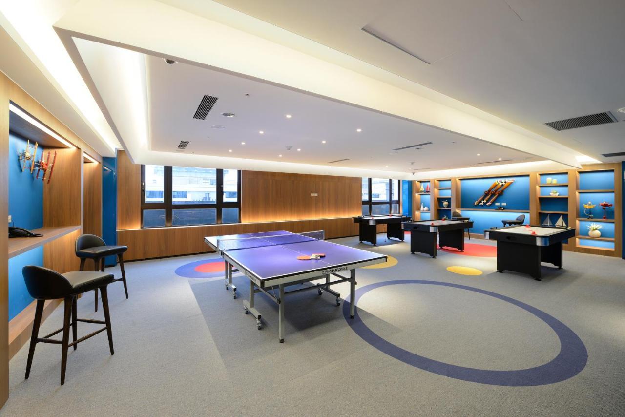 Taibao Evergreen Palace Hotel Chiayi מראה חיצוני תמונה The table tennis room